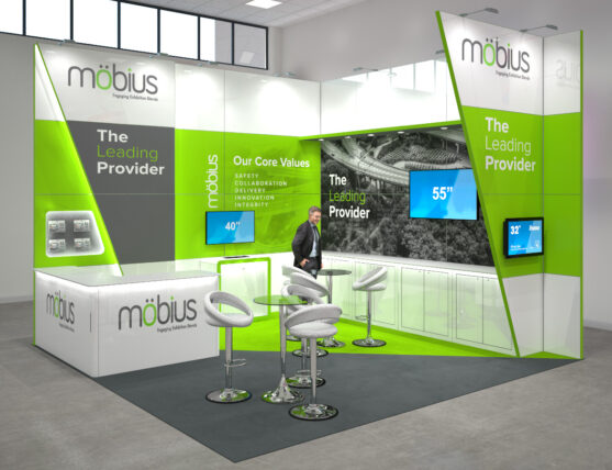 5m x 5m exhibition stand