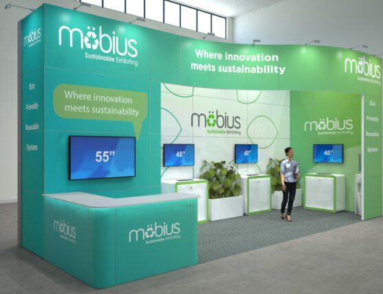 8m x 3m sustainable exhibition stand