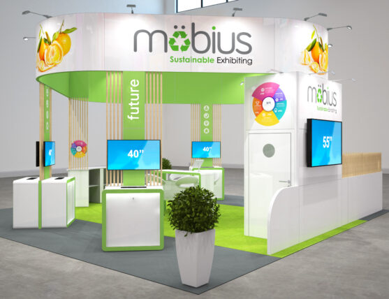 8m x 8m sustainable exhibition stand